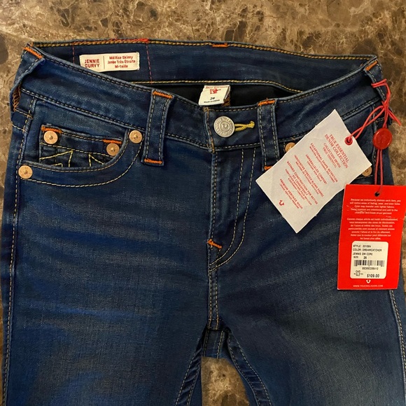 True Religion Jennie Skinny Denim Jeans - NWT 2020 - Picture 4 of 11
